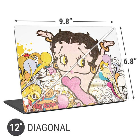 Betty Boop Hands Up Universal Laptop 12in (9.8 x 6.8in) Skin