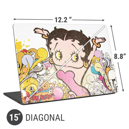 Betty Boop Hands Up Universal Laptop 15in (12.2 x 8.8in) Skin