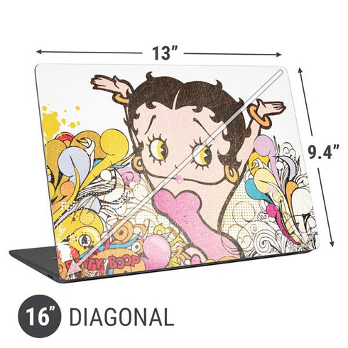Betty Boop Hands Up Universal Laptop 16in (13 x 9.4in) Skin