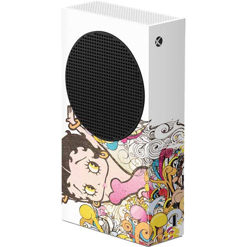 Betty Boop Hands Up Xbox Series S Console Skin