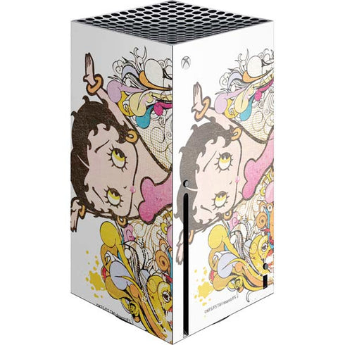 Betty Boop Hands Up Xbox Series X Console Skin