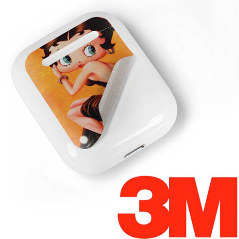Betty Boop Little Black Dress Apple AirPods Skin
