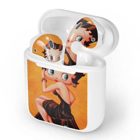 Betty Boop Little Black Dress Apple AirPods Skin