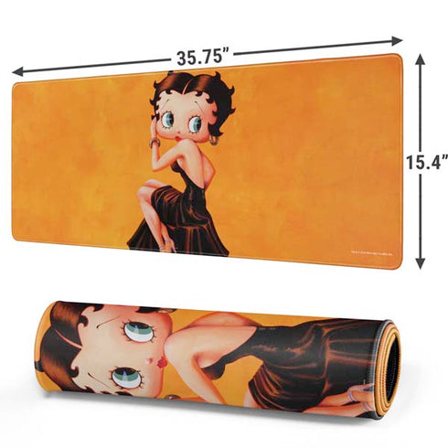 Betty Boop Little Black Dress Gaming Mouse Pad