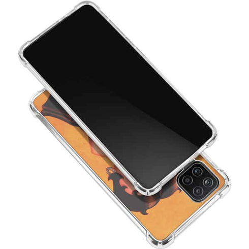 Betty Boop Little Black Dress Galaxy A12 Clear Case