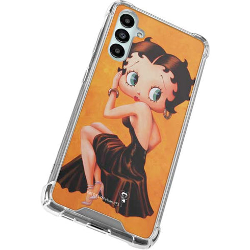 Betty Boop Little Black Dress Galaxy A14 5G Clear Case