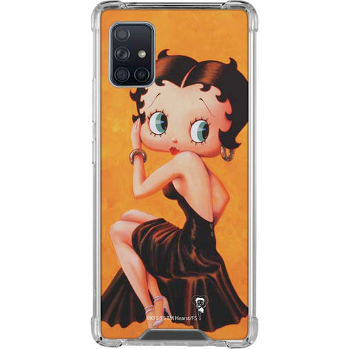 Betty Boop Little Black Dress Galaxy A51 5G Clear Case