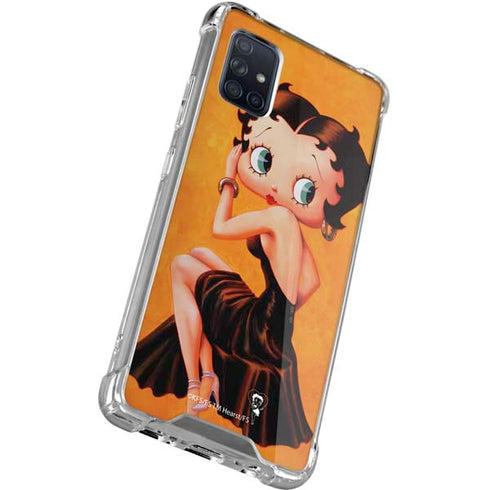 Betty Boop Little Black Dress Galaxy A51 5G Clear Case