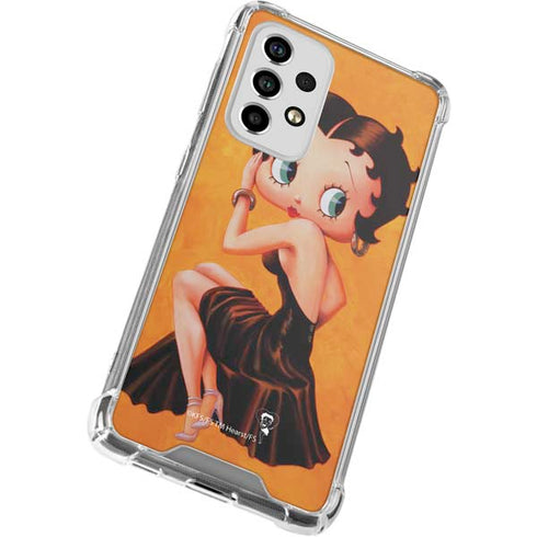 Betty Boop Little Black Dress Galaxy A53 5G Clear Case