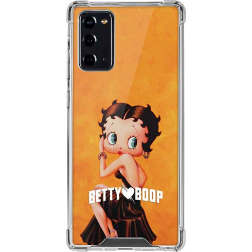 Betty Boop Little Black Dress Galaxy Note20 5G Clear Case