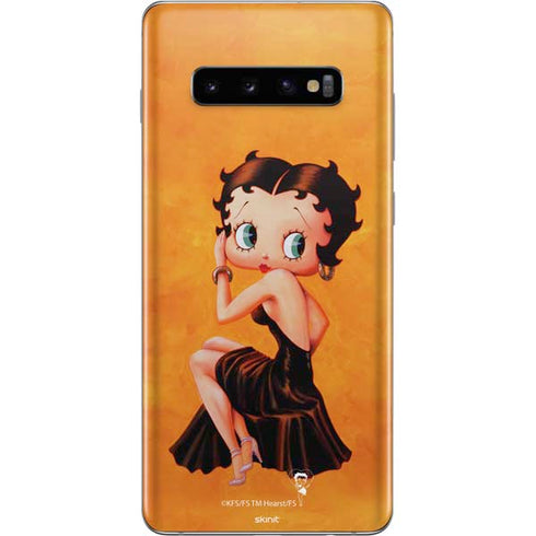 Betty Boop Little Black Dress Galaxy S10 Plus Skin