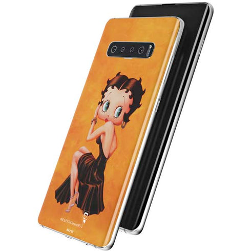Betty Boop Little Black Dress Galaxy S10 Plus Skin