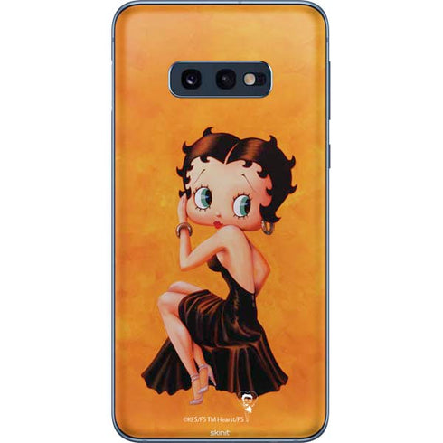 Betty Boop Little Black Dress Galaxy S10e Skin