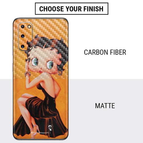 Betty Boop Little Black Dress Galaxy S20 Skin