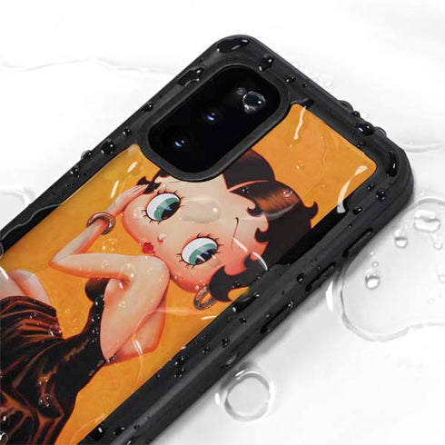Betty Boop Little Black Dress Galaxy S20 Waterproof Case