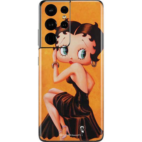 Betty Boop Little Black Dress Galaxy S21 Ultra 5G Skin