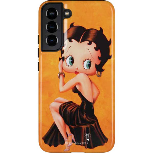 Betty Boop Little Black Dress Galaxy S22 Plus Pro Case
