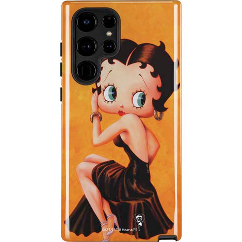 Betty Boop Little Black Dress Galaxy S22 Ultra Pro Case