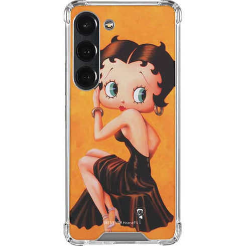 Betty Boop Little Black Dress Galaxy S23 Clear Case
