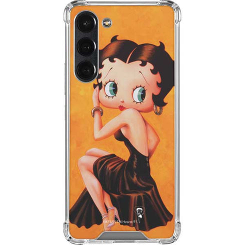 Betty Boop Little Black Dress Galaxy S23 Plus Clear Case