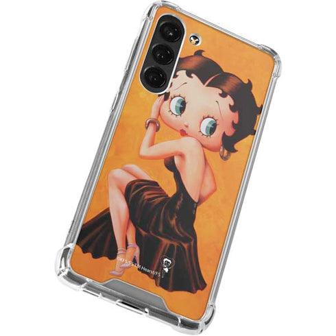 Betty Boop Little Black Dress Galaxy S23 Plus Clear Case