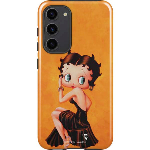 Betty Boop Little Black Dress Galaxy S23 Plus Pro Case