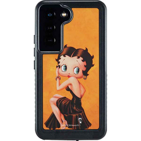 Betty Boop Little Black Dress Galaxy S23 Waterproof Case