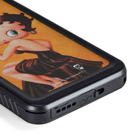 Betty Boop Little Black Dress Galaxy S23 Waterproof Case