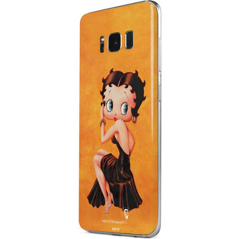 Betty Boop Little Black Dress Galaxy S8 Skin