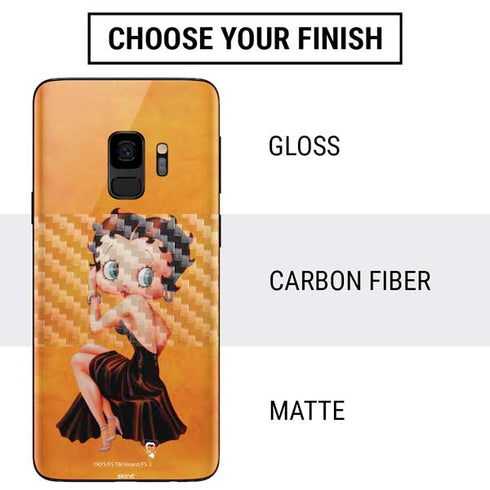 Betty Boop Little Black Dress Galaxy S9 Skin