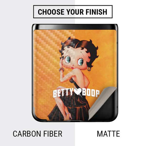 Betty Boop Little Black Dress Galaxy Z Flip Skin