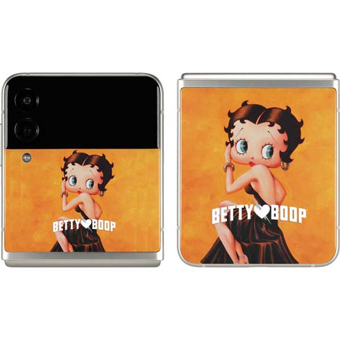 Betty Boop Little Black Dress Galaxy Z Flip3 5G Skin