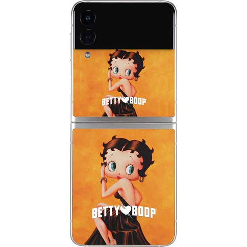 Betty Boop Little Black Dress Galaxy Z Flip3 5G Skin