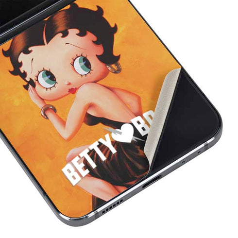 Betty Boop Little Black Dress Galaxy Z Flip5 5G Skin