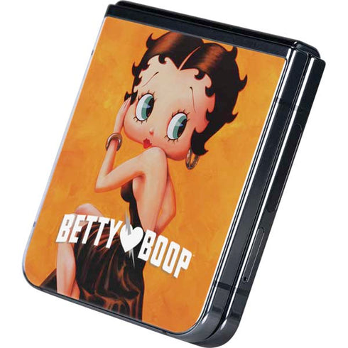 Betty Boop Little Black Dress Galaxy Z Flip5 5G Skin