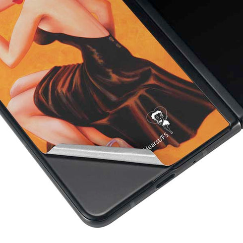 Betty Boop Little Black Dress Galaxy Z Fold4 5G Skin