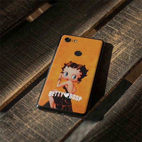 Betty Boop Little Black Dress Google Pixel 3 Skin