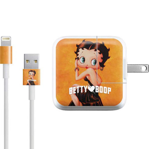 Betty Boop Little Black Dress iPad Charger (10W USB) Skin