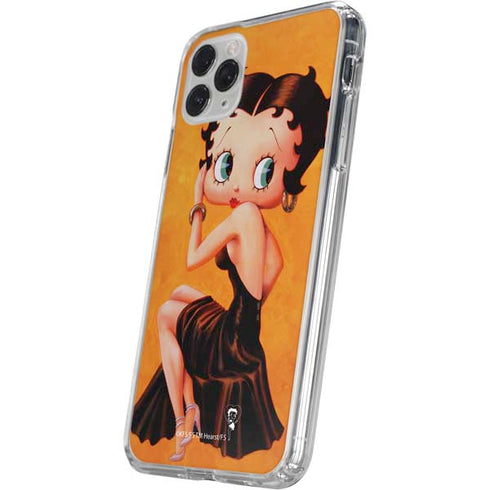 Betty Boop Little Black Dress iPhone 11 Pro Clear Case