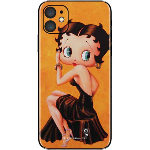 Betty Boop Little Black Dress iPhone 11 Skin