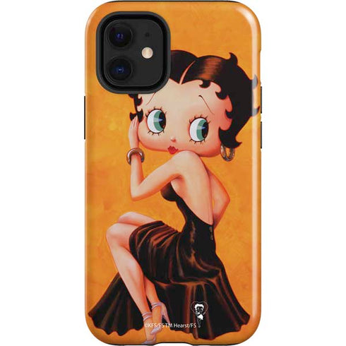Betty Boop Little Black Dress iPhone 12 Mini Impact Case