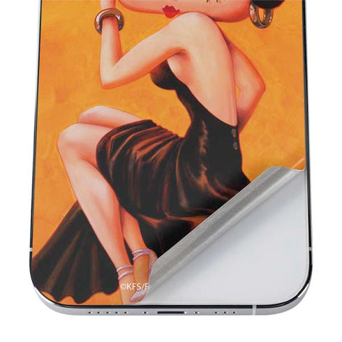 Betty Boop Little Black Dress iPhone 12 Pro Skin