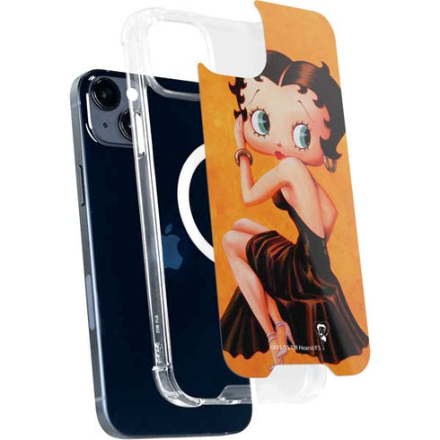 Betty Boop Little Black Dress iPhone 13 MagSafe Case