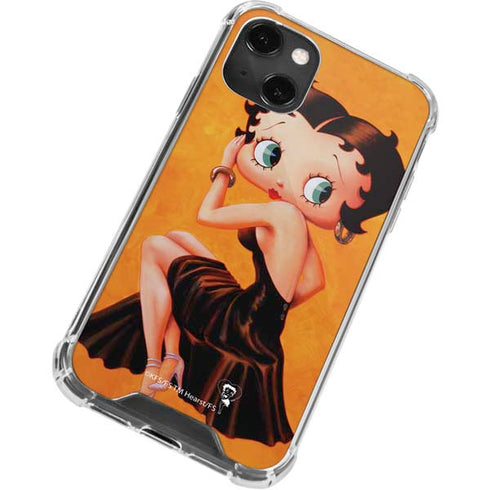 Betty Boop Little Black Dress iPhone 13 Mini Clear Case