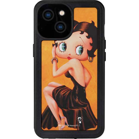 Betty Boop Little Black Dress iPhone 13 Mini Waterproof Case