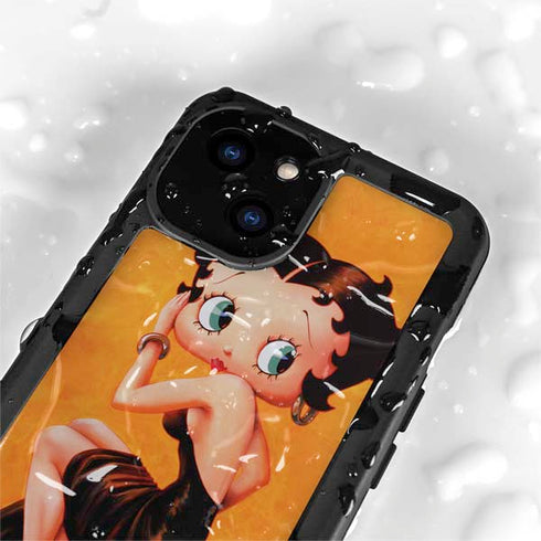 Betty Boop Little Black Dress iPhone 13 Mini Waterproof Case