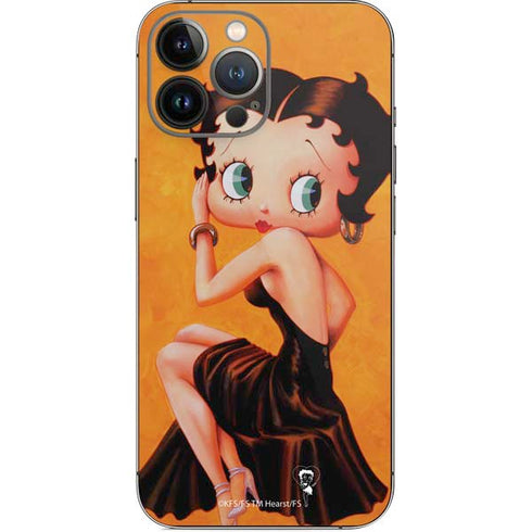 Betty Boop Little Black Dress iPhone 13 Pro Max Skin