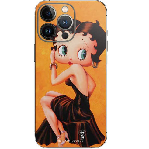 Betty Boop Little Black Dress iPhone 13 Pro Skin