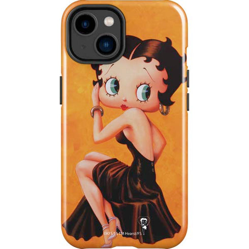 Betty Boop Little Black Dress iPhone 14 Plus Impact Case