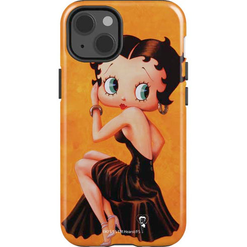 Betty Boop Little Black Dress iPhone 15 Impact Case